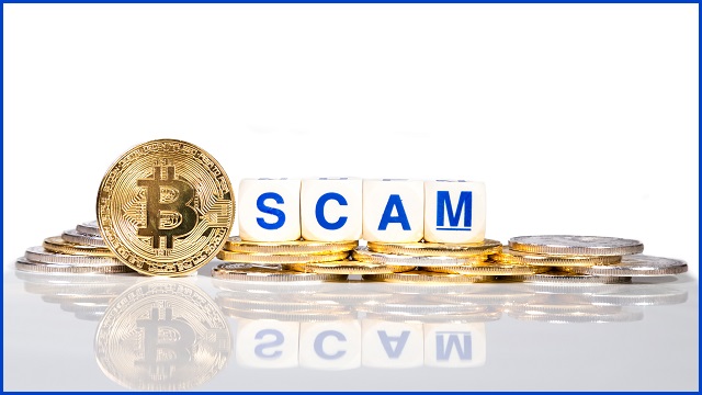 how scammers took town using bitcoin
